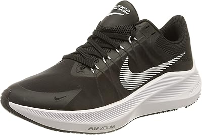 Nike Winflo 8 racing shoes for men, black/dark smoked/white.. From office supplies to fashion — DIAYTAR Nigeria brings it fast.