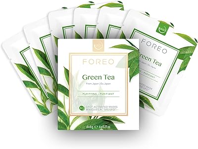 Green tea mask activated by the Foreo pack of 6.. Elevate your shopping experience with DIAYTAR NIGERIA's vast catalog and budget-friendly options.