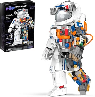 Silbird astronauts construction toys for adults and children, exploration astronaut with display, fancy gift model, educational toy for adult boys and girls (900 pieces).. Your digital shopping companion, DIAYTAR NIGERIA offers unmatched value with nationwide shipping.