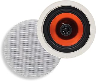 Heardo 300W 6.5 "Bluetooth ceiling speakers for desk, kitchen, living room and bathroom 7.6" in diameter (1 pair).. Shop without limits at DIAYTAR NIGERIA and receive your purchases at budget prices within the week.
