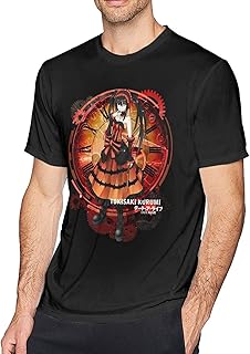 Xeyris short sleeve t-shirt for men in comfortable cotton and casual anime date a live kurumi tokisaki.. DIAYTAR NIGERIA delivers more than expected with our extensive catalog and 5-8 day delivery service.