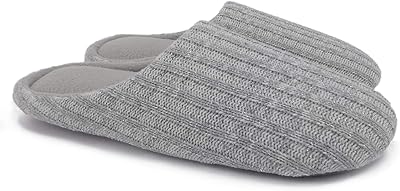 OFOOT Store Interior slippers for women in cashmere wool lined thick and non-slip in memory foam (broken white, US size 7-8).. DIAYTAR NIGERIA: Bringing quality products to your doorstep at prices that won't break the bank.