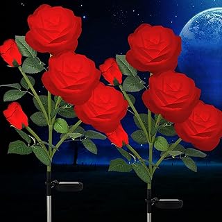 Wish link Lot of 10 solar lamps with waterproof flowers for outdoor garden, lawn, allée, patio, lawn, lot of 2, red.. Tired of overpriced goods and slow delivery? DIAYTAR Nigeria brings affordability and speed together with a wide selection of products.
