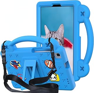 Gruattreay shell for iPad 9.7 2018/2017, iPad 6th/5th generation, iPad Pro 9.7/iPad Air 2/Air 1, Children's shock -resistant shell [Handle] [Dispute] DIY cartoon (sky blue).. Experience the joy of discovery with DIAYTAR NIGERIA's vast catalog and nationwide affordable delivery.