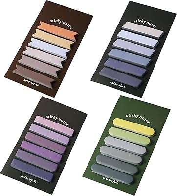Notepad, self-adhesive notes, colorful self-adhesive notes, set of self-adhesive notes, different color options for eye protection, labels for writing and positioning, to annotate books, files, markers, etc... Shop smart with DIAYTAR NIGERIA's vast selection and enjoy affordable shipping in just 5-8 days.