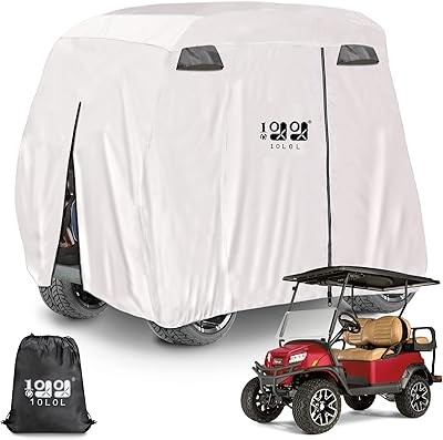 10L 0L golf cart cover for 4 passengers compatible with Ezgo.. Transform how you shop with DIAYTAR NIGERIA's vast selection and budget-friendly delivery options.