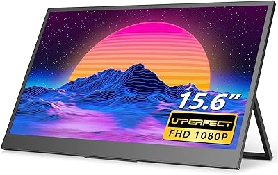 Laptop monitor U Perfect 2022 15.6 inches, FHD 1080P HDR without frame, ultra fine and light game monitor with foldable crutch, VESA, Mini HDMI 2 USB C for Switch, Laptop, PS4, Xbox ".. You choose it, we deliver it — DIAYTAR Nigeria makes shopping easy.