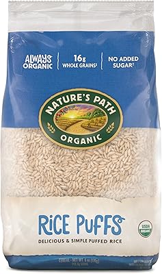 Cereals blown with organic Rice Nature's Path, packaging respectful of the 6 ounces environment (pack of 12), without GMOs, 16 g of whole grains, without added sugar.. DIAYTAR Nigeria: Where affordability meets fast and reliable e-commerce service.