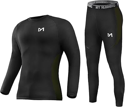 Set of thermal underwear for men, Long Johnnies tracksuit, compression combination for men, winter skiing, snowboarding.. Quality and convenience delivered — shop DIAYTAR Nigeria now.