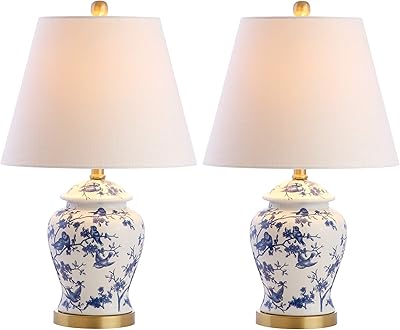 Jonathan y Jyl3005a-Set2 Lot of 2 Penope 22 "Table Lamps, classic, cottage, traditional, for bedroom, living room, office, university dormitory, coffee table, library, blue/white.. Embrace a new era of online shopping with DIAYTAR NIGERIA's extensive range and budget-friendly prices.
