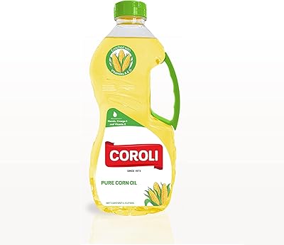 Coroli corn oil 1.5 Light liter without cholesterol enriched with vitamins A, D and E, sterols, natural antioxidants omega 6 versatile cooking oil - Cook, bake, jump or fry.. Thousands of choices. Zero hassle. All thanks to DIAYTAR Nigeria.