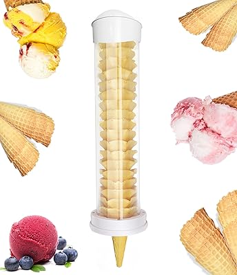 Kunhewuhua ice cream cornets dispenser-Transparent plastic tube 16 "length x 3" in diameter with 1.6 "-2.6" 2,4-3 "seal.. Experience the future of shopping with DIAYTAR NIGERIA's extensive selection delivered in just 5-8 days.