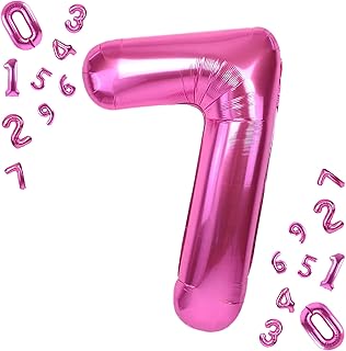 Pink ball number 7 for 7th anniversary - Grand, 40 inches | 7 balloons for 7th anniversary decorations | Pink ball number 7 for 7th anniversary party for girls | 7 year old ball for birthdays and birthday parties.. Looking for quality and speed? You’ll find both at DIAYTAR Nigeria.