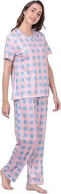 Two -room pajamas set with short sleeve top for women | Soft pajamas for women | set of relaxed night clothes.. Your complete shopping solution, DIAYTAR NIGERIA offers extensive choice with competitive prices and delivery.