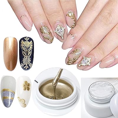 Nail polish metal gel hakaus UV varnish DIY creative gold.. Discover a world of choices with DIAYTAR NIGERIA's extensive marketplace and prompt shipping service.
