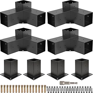 Kit de Pergola Greytech Kit de Quincillerie Pour 3-Wegs Right-angled corner holder woodwork.. From phone accessories to home decor — DIAYTAR Nigeria ships it fast.