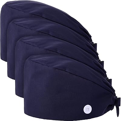 4 pieces satinior hats adjustable puffs button band hats off tie rear hats for women men.. Experience the ease of modern shopping with DIAYTAR NIGERIA's comprehensive platform and quick delivery.