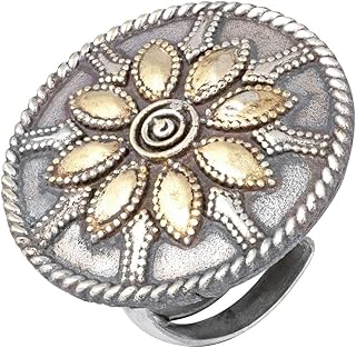 AHELI Ancient Turkish goddess DESIGN is oxidized boho adjustable ethnic ring declaration fashion jewelry for women.. DIAYTAR NIGERIA: Where shopping meets satisfaction with affordable prices and prompt delivery services.