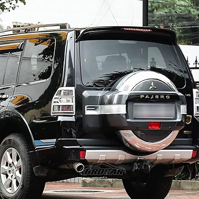 Luminous spoiler for Mitsubishi Pajero V73 V93 V97 2004 to 2019 In ABS plastic in brilliant black color for car decoration.. Discover why thousands choose DIAYTAR NIGERIA for affordable products delivered in less than a week.