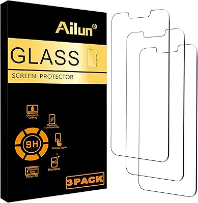 Ailun glass screen protector for iPhone 14/13/13 pro [6.1 inch] Lot of 3 tempered glass screens, adjusted case.. Your trusted e-commerce destination, DIAYTAR NIGERIA offers extensive variety with reliable shipping.