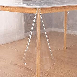 100 % waterproof transparent plastic tablecloth, rectangular vinyl table cover, oil resistant and wipers, transparent office cover for dining table, party and campsite.. Explore limitless products on DIAYTAR Nigeria — at the lowest prices.