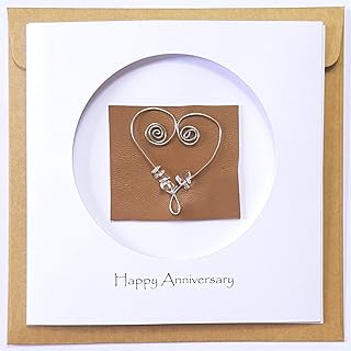 15th wedding anniversary card from camellia bees, 15th anniversary card, crystal birthday card