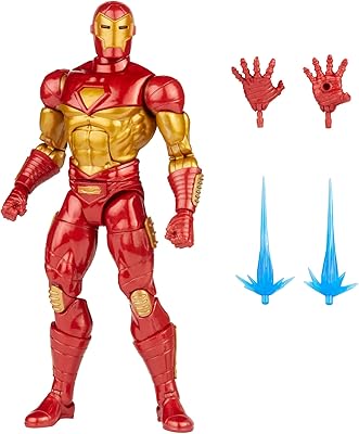 Standard figurine Hasbro Marvel Legends Iron Man, includes 4 accessories and 1 figurine construction room, design and high -end articulation.. DIAYTAR NIGERIA: Where affordability meets variety, with thousands of products delivered in less than 8 days.