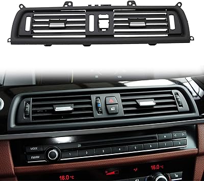 Front air grid TTCR-II, replacement of the AC ACA ventilation grid with BMW 5 F10/F11 series, ventilation grid of the central console (compatible with: Series 5 520 523 525 528 530 535 550 2010- 2016).. Find everything you need at prices you'll love with DIAYTAR NIGERIA's comprehensive e-commerce platform.