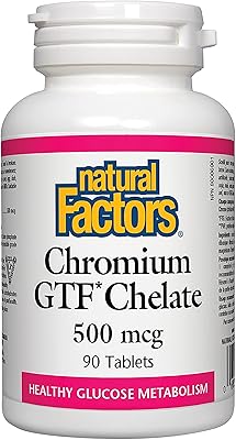 Natural Factors Chrome GTF Chélate - 500 mcg, 90 tablets.. DIAYTAR NIGERIA combines affordability, variety, and convenience with nationwide delivery services.