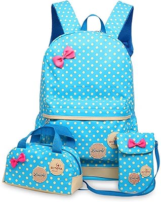 WSLCN canvas backpack set for girls including a school.. DIAYTAR NIGERIA: Where quality meets affordability, with thousands of products delivered in less than 8 days.