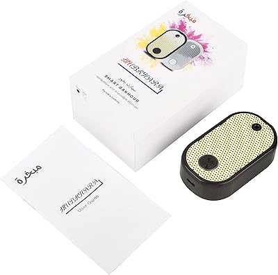 Lux portable electric incense burner, Bakhoor Dokhoun incense (black).. DIAYTAR NIGERIA: Your partner in affordable e-commerce with dependable delivery across Nigeria.