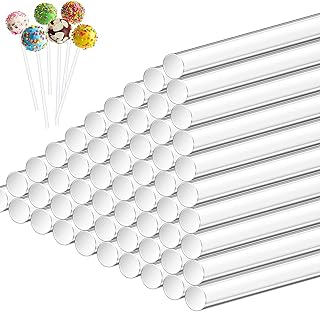 6 "Bank sticks in reusable transparent acrylic to make cakes, chocolates, cookies (100 pieces).. DIAYTAR NIGERIA: Putting quality products within reach of every Nigerian through our affordable marketplace.