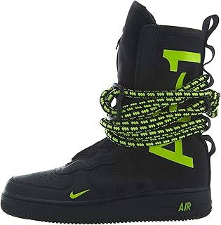 SF Air Force 1 Hai, Black/Volt-Black, 10.5.. DIAYTAR NIGERIA: Your trusted partner for affordable online shopping with reliable delivery timeframes.