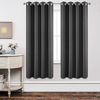 Guideco blackout curtains of 72 inch long 2 rooms, long curtains with 2 borg thermal insulation, darkening curtains with eyelets for living room and bedroom window.. DIAYTAR NIGERIA: Where every Nigerian finds what they need at prices they can afford, delivered promptly.