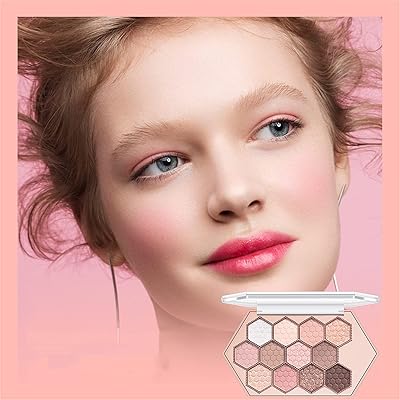 Postia of long -lasting eyeshadows, matt and sparkling eyeshadows, waterproof icon powder, 6 -star diamond honeycomb nest, eyeshadow palette, natural reflections, 12 colors (purple pink series).. Enjoy deals you can’t resist and delivery you can trust — DIAYTAR Nigeria.