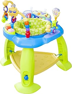 Moon Baby Jumper, Baby Activity Center, Adjustable Transat, Lights, Music and Interactive Toys, Blue.. Shop with confidence on DIAYTAR Nigeria — quality products and timely delivery.