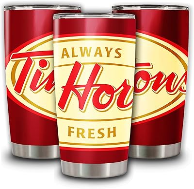 Insulated stainless steel coffee cup from 21 Oz Tim Vacuum Hortons.. Experience shopping freedom with DIAYTAR NIGERIA's comprehensive platform and reliable shipping service.