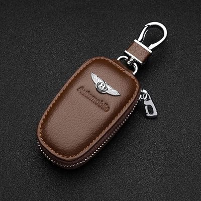 Leather zipper case for car key, keys protection for Bentley Continental GT Flying Spur Bentayga Mulsanne Arnage.. DIAYTAR NIGERIA delivers happiness in 5-8 days with our affordable and diverse product range.