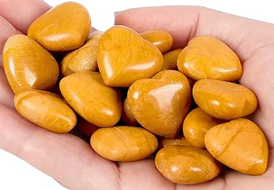 10 pcs heart crystal thickened yellow polished jade mini mini love stones healing palm carved pockets precious stones bulk in large reiki energy balancing gift meditation.. Experience shopping without compromise at DIAYTAR NIGERIA, with vast selection and quick delivery.