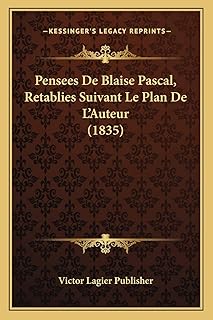 Blaise Pascal thoughts retablied according to the plan the author (1835).. DIAYTAR NIGERIA makes online shopping accessible with our comprehensive platform and prompt delivery service.