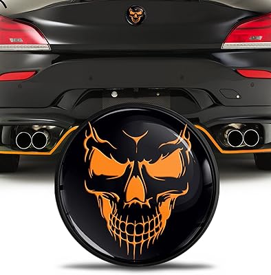 Biomar labs compatible with the BMW 51148219237 emblem Insignia Tuning 74 mm Orange Skull Ez 27.. Shop the future with DIAYTAR NIGERIA - thousands of products, unbeatable prices, delivery within a week.