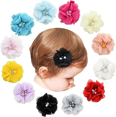 Daeyong Gros-Grain Daeyong ribbon of 2 to 3 inches, crocodile hair clips, entirely doubled hair accessories for girls and toddlers (12 colors).. DIAYTAR NIGERIA: Connecting Nigerians with affordable products through our expansive e-commerce platform.