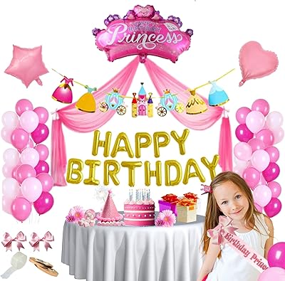 SEVEN DOT 7 Birthday Decoration Supplies 7 With Banner Happy Birthday and Aluminum Ball for Cakes Decorations for Girls, Women, Boys and Men (Pink and Gold Princess)).. Experience the power of choice with DIAYTAR NIGERIA's vast catalog and affordable 5-8 day delivery.