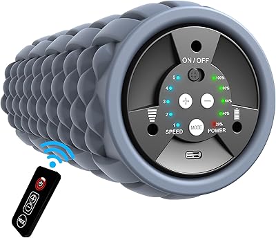 Kingfit VF2 5 -speed vibrating foam roll, electric foam roll with remote control, deep tissue massage, muscle recovery exercises.. Join thousands of satisfied shoppers on DIAYTAR Nigeria.