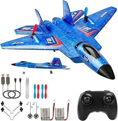 Fighting aircraft F22 RC ready to fly, RC 2.4 GHz 2 -channel plane, RC plane toy for girls girls beginners.. Shop with confidence at DIAYTAR NIGERIA, enjoying competitive prices and delivery within 8 days.