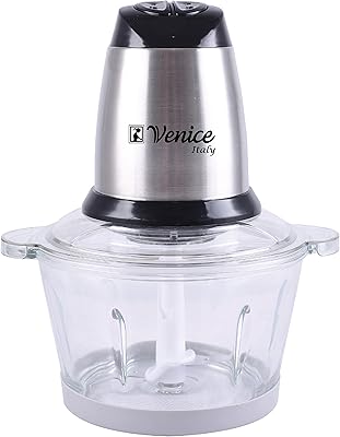 Italian electric robot Venice | Helves and mixer for garlic, onions, peppers, vegetables, pumpkin and nuts - transparent.. DIAYTAR NIGERIA delivers value, variety, and convenience with our nationwide 5-8 day shipping.