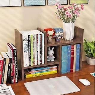Adjustable multi -layer library was, wooden wooden shelf, storage shelf for furniture, various storage support, office organizer (rectangle, black walnut).. Make every purchase count with DIAYTAR Nigeria — shop smart, shop fast.