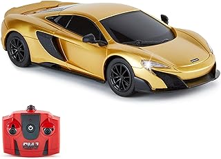 CMJRC CARS 675LT Under official license McLaren RC Car on a scale 1:24, Golden work lights 2.4 GHz. Excellent car toy for children.. Experience shopping without compromise at DIAYTAR NIGERIA, with vast selection and quick delivery.