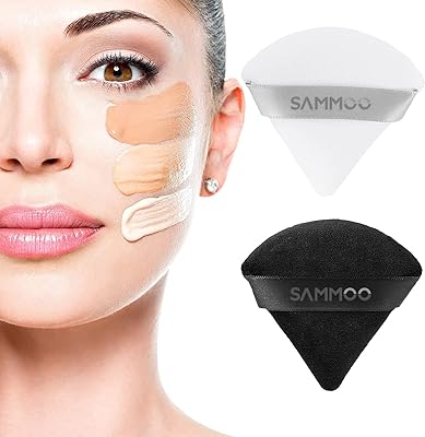 Samo triangular make -up sponge mockery soft minema cotton powder for cosmetics and minerals.. DIAYTAR NIGERIA delivers what matters - quality, affordability, and prompt nationwide shipping.