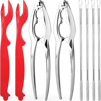 The set of seafood tools includes 2 crab crackers, 2 lobster peelers and 4 forks/lobster leg feathers - Labs set.. Experience shopping without limits at DIAYTAR NIGERIA, where affordability meets convenience in just days.